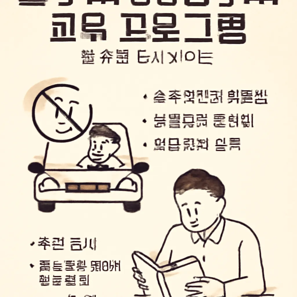 음주운전 재범 방지 교육 프로그램과 추천 도서 가이드
